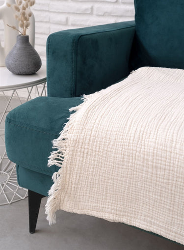 Cotton Boho Throw Blanket